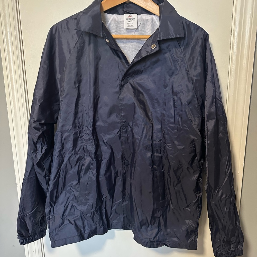 Navy Blue Windbreaker